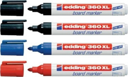 Edding 4'lü Doldurulabilir Silinebilir Renkli Tahta Kalemi