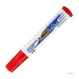 Bic Velleda 12'li Doldurulabilir Silgili Silinebilir Kırmızı Tahta Kalemi