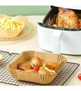 Kiesa Kare Airfryer Pişirme Kağıdı 50 Adet