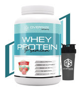 Oversize Sports Premium Çilekli Whey Protein Protein Tozu 2.38 kg