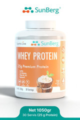 SunBerg Premium Hindistan Cevizli Vegan Whey Protein Protein Tozu 1.05 kg