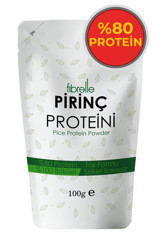 Fibrelle Pirinç Proteini Aromasız Vegan Bitkisel Protein Protein Tozu 100 gr