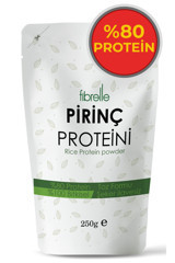 Fibrelle Pirinç Proteini Aromasız Vegan Bitkisel Protein Protein Tozu 250 gr
