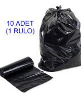 Nistabolje Jumbo Boy 75x90 cm Çöp Poşeti 10 Adet Siyah