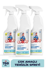 Stop Forte Clean Forte Sıvı Leke Çıkarıcı 3x750 ml