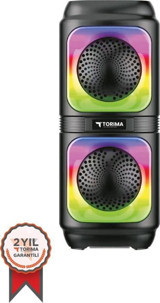 Torima D19 Işıklı Taşınabilir Siyah Bluetooth Hoparlör
