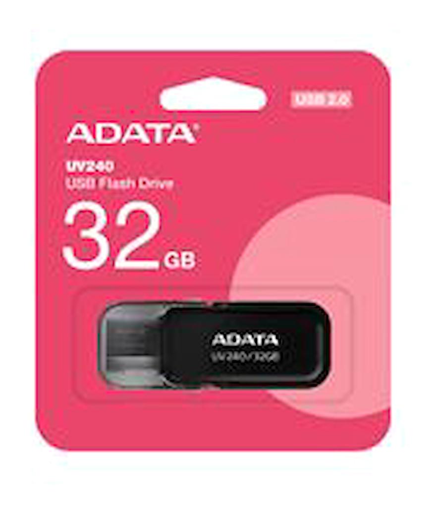 Adata AUV240 32G USB 2.0 Micro USB 32 GB Flash Belek Siyah
