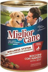 Miglior Cane Biftekli-Sığır Etli Yetişkin Köpek Maması 405 gr Tekli