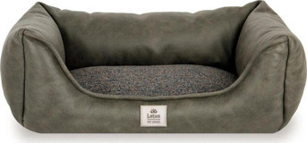 Lotus Furniture Pet Series Aster Yıkanabilir Küçük Irk Ev İçi Köpek Yatağı Haki