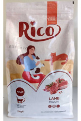 Rico Kuzu Etli Tahıllı Yetişkin Kedi Maması 2 kg