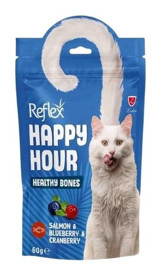 Reflex Happy Hour Somonlu-Yaban Mersini Tahılsız Yetişkin Kedi Maması 60 gr