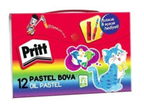 Pritt Çantalı 12'li Yağlı Pastel Boya