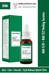 Maruderm Peeling Maske Canlandırıcı Jel Yüz Serumu 30 ml