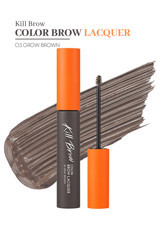 Clio Kill Brow Color Brow Lacquer 05 Gray Brown Suya Dayanıklı Renkli Maskara Kaş Sabitleyici