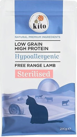 Kito Sterilised Dana Etli Kısırlaştırılmış Düşük Tahıllı Yetişkin Kuru Kedi Maması 2 kg