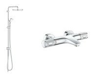 Grohe Tempesta Cosmopolitan Yağmurlama Sürgülü Mafsallı Duş Seti