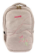Alone 9301 Su Geçirmez Desenli Polyester Sırt Çantası Bej