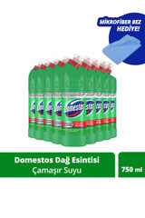 Domestos Dağ Esintisi Banyo-Ev-Mutfak İçin Konsantre Sıvı Çamaşır Suyu 9x750 ml