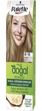 Schwarzkopf Palette Doğal Renkler 8.16 Küllü Sarı Krem Saç Boyası 50 ml