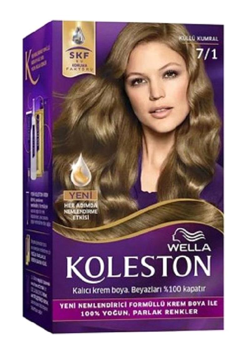 Wella Koleston Kit 7.1 Küllü Kumral Krem Saç Boyası 50 Ml
