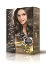 Maxx Deluxe Beauty Expert 6.11 Yoğun Küllü Koyu Kumral Krem Saç Boyası 60 Ml