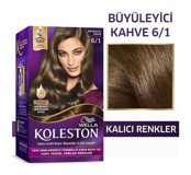 Wella Koleston Kit 6.1 Büyüleyici Kahve Krem Saç Boyası 50 Ml