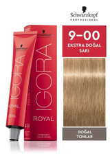 Schwarzkopf Igora Royal Doğal Tonlar 9.00 Doğal Sarı Krem Saç Boyası 60 ml