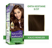 Wella Koleston Naturals 5.37 Orta Kestane Krem Saç Boyası 50 Ml