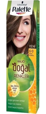Schwarzkopf Palette Doğal Renkler 6.0 Koyu Kumral Krem Saç Boyası 50 ml