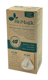 BioMagic Keratin & Argan Yağı 11.21 Kristal Sarı Krem Saç Boyası 60 Ml