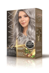 Maxx Deluxe Beauty Expert 0.02 Titanyum Gri Krem Saç Boyası 60 Ml