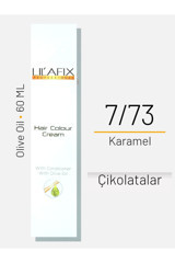 Lilafix With Olive Oil 7.73 Karamel Krem Saç Boyası 60 ml