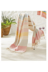 Cottontherapy Lulu Pamuklu Plaj Havlusu Çok Renkli