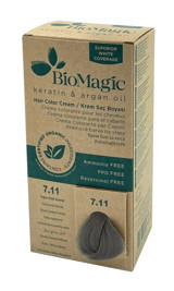 BioMagic Keratin & Argan Yağı 45603 Küllü Kumral Krem Saç Boyası 60 Ml