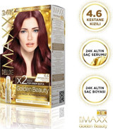 Maxx Deluxe Golden Beauty 4.6 Kestane Kızılı Krem Saç Boyası 60 Ml