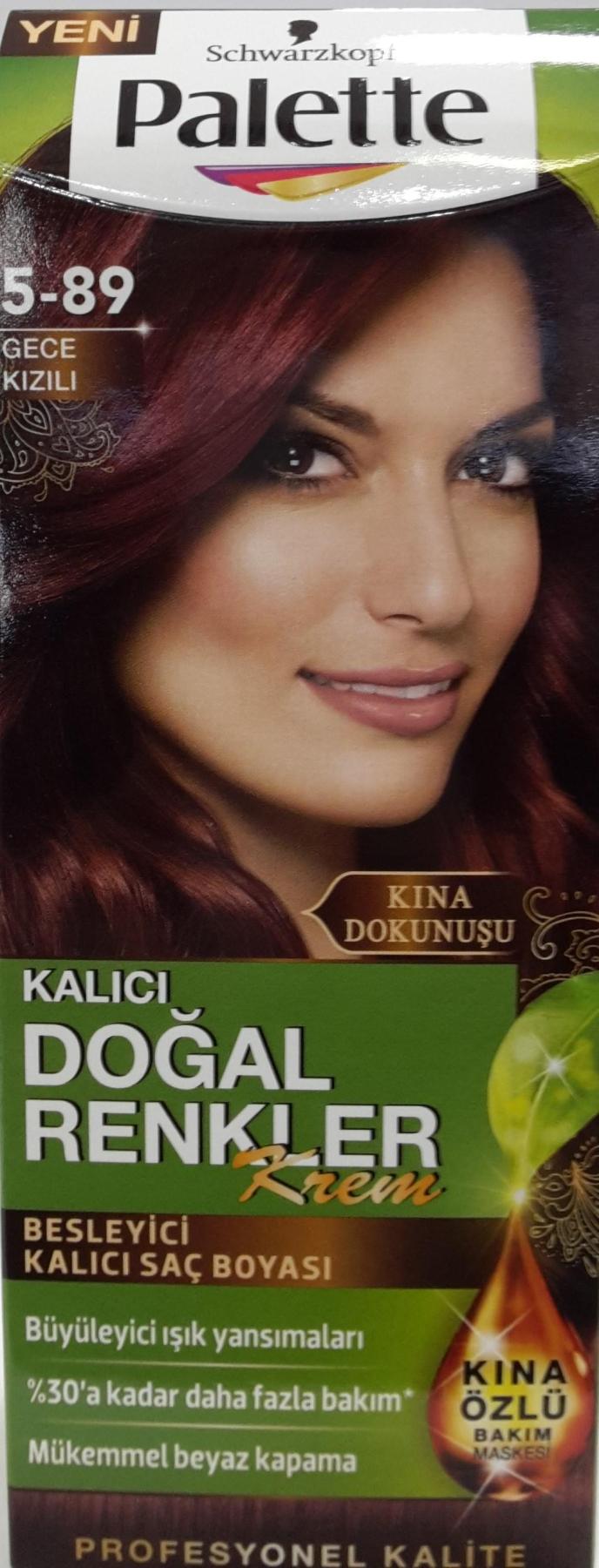 Schwarzkopf Palette Doğal Renkler 5.89 Krem Saç Boyası 50 ml