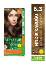 Nevacolor Natural Colors 6.3 Fındık Kabuğu Krem Saç Boyası 50 Ml