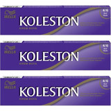 Wella Koleston 4.6 Kızıl Viyole Krem Saç Boyası 3x50 Ml