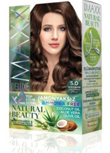 Maxx Deluxe Natural Beauty 5.0 Açık Kahve Amonyaksız Krem Saç Boyası 60 Ml