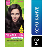 Nevacolor Natural Colors 3. Koyu Kahve Krem Saç Boyası 50 Ml