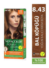 Nevacolor Natural Colors 8.43 Bal Köpüğü Krem Saç Boyası 50 Ml