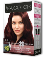 Sea Color Set 4.6 Kestane Kızılı Krem Saç Boyası 50 ml