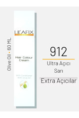 Lilafix Ultra Açıcı 912 Ultra Açıcı Sarı Krem Saç Boyası 60 ml