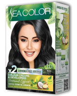 Sea Color Natural Effect 1.0 Siyah Krem Saç Boyası 50 ml