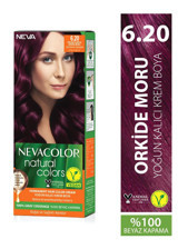 Nevacolor Natural Colors 6.20 Orkide Moru Krem Saç Boyası 50 Ml
