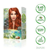 Maxx Deluxe Natural Beauty 8.45 Tarçın Bakır Amonyaksız Krem Saç Boyası 60 Ml