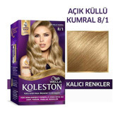 Wella Koleston Kit 8.1 Küllü Kumral Krem Saç Boyası 50 Ml