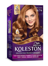 Wella Koleston Naturals 8.74 Gizemli Kahve Krem Saç Boyası 50 Ml