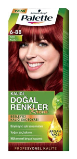 Schwarzkopf Palette Doğal Renkler 6.88 Nar Kızılı Krem Saç Boyası 50 ml