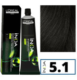L'oréal Paris İnoa 5.1 Açık Kestane Küllü Amonyaksız Krem Saç Boyası 60 Ml